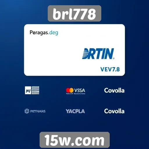 revisão das opções de pagamento disponíveis no brl778